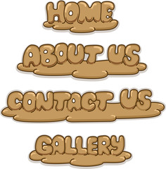 Clay Sculpture Buttons