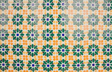 the Colorful vintage ceramic texture