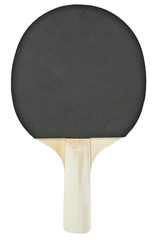Table tennis racket isolated on white background