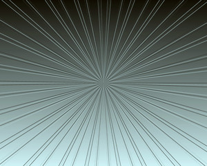 Obraz premium Silver Metallic Neon Ray Burst