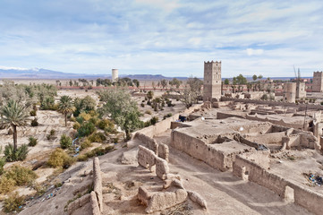 Skoura village Kasba at Morocco