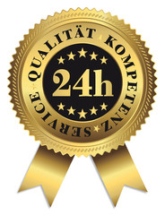 24h - Service - Qualität - Kompetenz, Rund um die Uhr