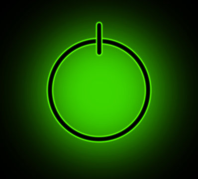 Green Power Button