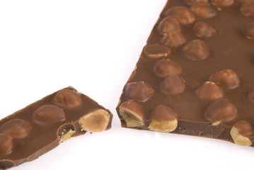 Hazelnut chocolate bar