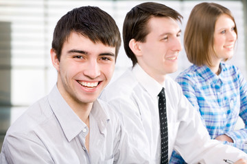 Young business people