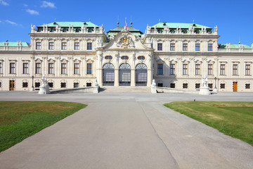 Fototapeta na wymiar Belvedere, Wiedeń