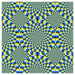 Photo sur Plexiglas Psychédélique Cycle de rotation d& 39 illusion d& 39 optique (EPS)