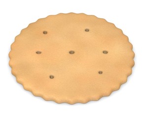 3d render of biscuit food