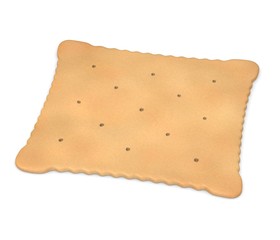 3d render of biscuit food