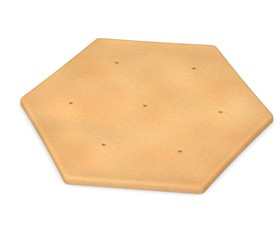 3d render of biscuit food