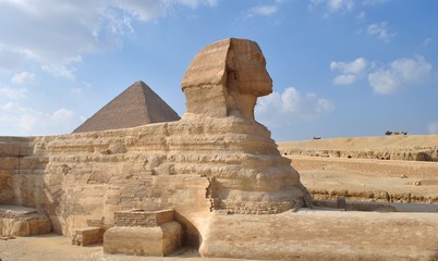 Fototapeta na wymiar Egipski Sphinx