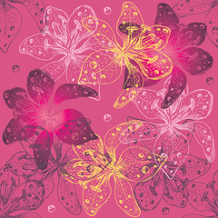 seamless flower background