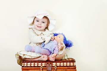 Fototapeta premium little girl