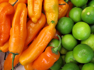 Peruvian yellow chili pepper & lemon - 39767358