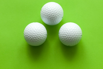 white golf ball