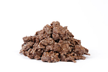 Schokoladenpralinen auf einem Haufen