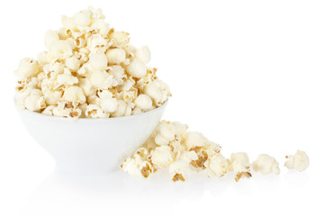 Popcorn bowl with clipping path