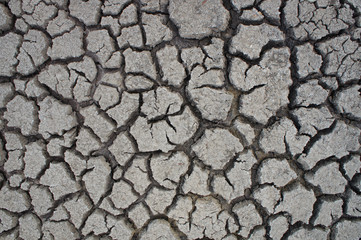 earth cracked detail background.