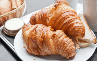 fresh croissant