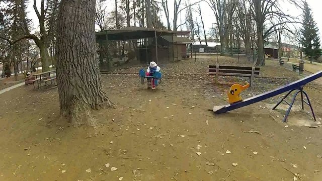 baby on playground