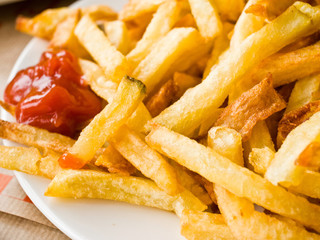 Golden French fries