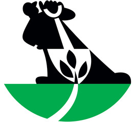 Gardener Landscaper With Shovel Digging Plant