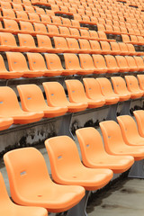 Naklejka premium Krzesło stadionowe.