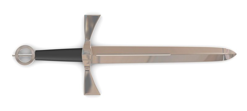 3d render of medieval weapon