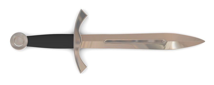 3d render of medieval weapon