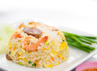 fried rice with shrimp