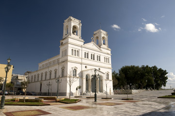 Fototapeta na wymiar Pyrgos church, Greece