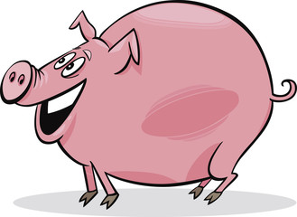 cartoon pig