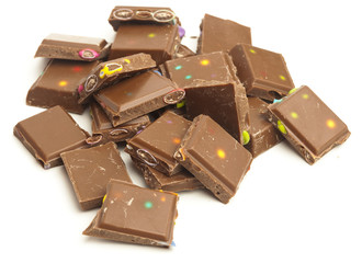 chocolate pieces