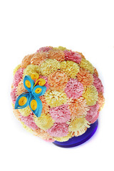 paper flower ball and butterfly, quilling