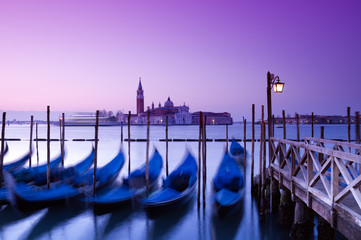 San Giorgio Maggiore church at twilight, Venice - Italy © fazon