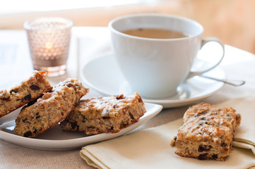 Homemade biscuits and a cup of tea