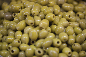 marinade of green olives