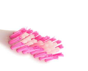 pink toothbrush