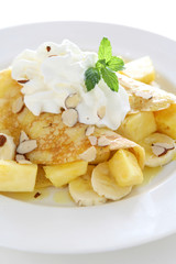Pineapple Banana Crepes