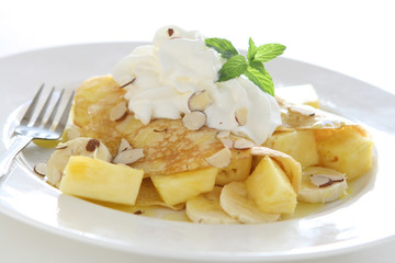 Pineapple Banana Crepes