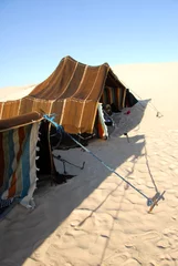 Fototapete Rund Touareg Zelt Sahara Tunesien 5 © fannyes