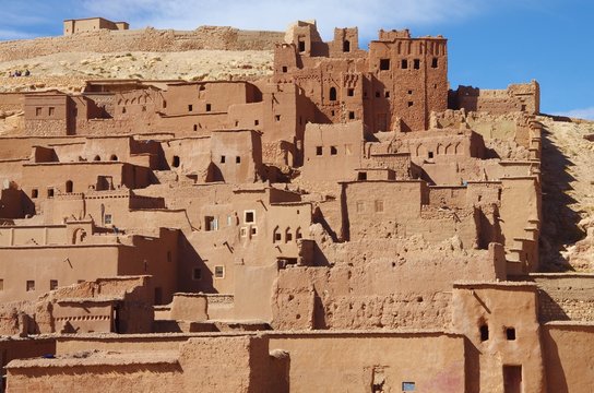 kasbah a A&iuml;t Benhaddou (maroc)