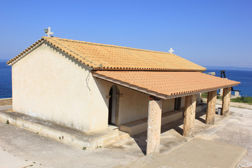 Fototapeta na wymiar Kościół St Vardiola w miejscowości Kypseli, Zante Island, Grecja
