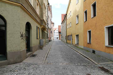 Obraz na płótnie Canvas Straße in Regensburg