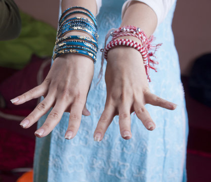 Indian women hands