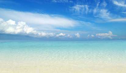beach and tropical sea
