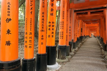 fushimi Inari shrine tunnel