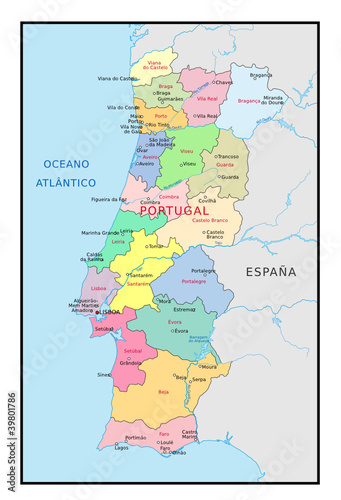 Get Portugal Karte Region Norte PNG