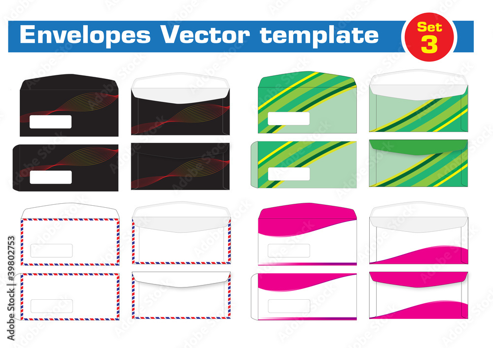 Poster envelop design presentation