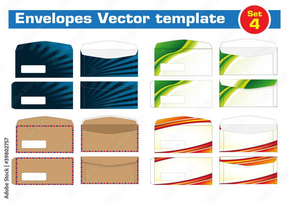 Poster envelop design presentation